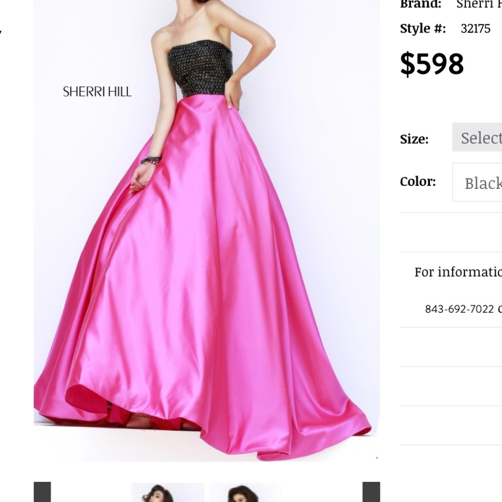 NWT Sherri Hill Gown 32175 Sz 12